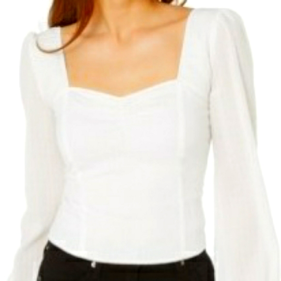 Leyden Tops - Leyden whimsical white top